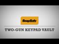 SnapSafe Two-Gun Keypad Vault