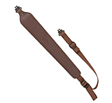 Image of Allen Leather Rifle Sling With Decorative Deer Head And Swivels