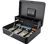 Image of Barska 12 inch Standard Register Style Cash Box w/ Key Lock