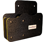 Image of BenchMaster Rifle Rest Single Gun Pistol Rack with Side Accessory Holder - Handgun Safe Storage Accessories