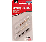 Image of Birchwood Casey BWC Bronze/Cotton/Nylon 3 Brush Set .22/5.56mm 41263
