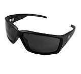Image of Birchwood Casey Sighthawk Ballistic Shooting Glasses Black Frame Smoke Lens 43140