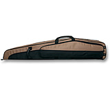 Image of Bulldog Cases &amp; Vaults Hybrid Magnum Double Rifle Shotgun Case 50In Black With Brown Trim