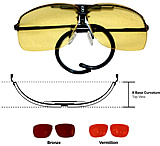 Image of Bob Allen SG8000 Shooting Glasses 8 Base Frame w/3 lens set