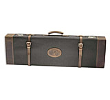 Image of Browning High Grade Universal Canvas/Crazy Horse Leather Sage Tan Fitted Gun Shotgun Case