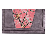 Image of Browning Wallet Baily Large Gunmetal Grey/coral Camo