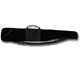 Image of Bulldog Cases &amp; Vaults Pinnacle Black with Black Trim &amp; Black Leather 52&quot; Shotgun Case BD256