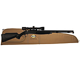 Image of CVA Optima V2 209 Magnum Series .50 Caliber 26 Inch Blue Fluted Barrel Black Stock KonusPro 3-9x40 Scope Padded Case PR2020SC