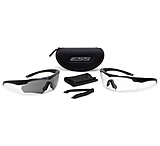 Image of ESS Crossbow 2X Eyeshields - Two Pairs Crossbow Frames Clear/Smoke Lenses