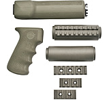 Hogue AK-47/AK-74 Standard Chinese and Russian, Kit, OverMolded Grip and Forend OD Green 74208