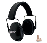 Image of Macks Double Up Black Shooting Earmuffs w/ Ear Plugs