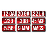 Image of MTM Ammo Caliber Label Display