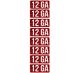 Image of MTM Ammo Caliber Labels 12ga 8-pack