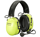 Image of Peltor Ground Mechanic Head: Ground Mechanic Headset w/PTT, Hi-Viz Cups, NRR 25 dB MT7H79F-68-GB