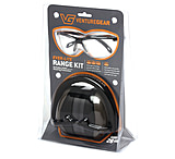 Image of Pyramex Ever-Lite Range Kit Combo Muffs And Ever-Lite Glasses Black Frame/Clear Lens
