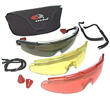 Image of Radians Clear/Amber/Vermillion Glasses w/UV Polycarbonate Lenses PAVC11481