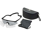Image of Revision SawflyTX Max-Wrap Tactical Eyeshield System - Black frame, Regular or Large