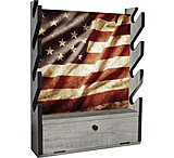 Image of Rush Creek Creations 4 Gun Wall Rack w/Storage