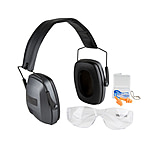 Image of Safariland 1218592 Professional Eye &amp; Ear Range Kit Earmuff/Plugs/Glasses 33 DB