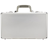 Image of 2nd AMENDMENT AL20 4-6 Pistol Case 2 Comb Lck 16x9x4 ABS Plastic Silver