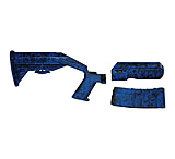 Image of Slide Fire Solutions SSAR-15 OGR Hydro-Dipped AR-15 Kit Ed Hardy Blue Right Hand 10-0110-EHB