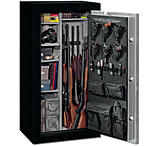 Image of Stack-On 22 Total Defense Gun Safe w/ Door Storage, Medium, Matte Black/Silver