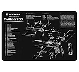 Image of Tekmat Armorers Bench Mat 11"x17" Walther P99 Pistol