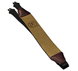Image of Thompson Center Muzzleloader Rifle Sling Brown Leather Faced And Quick Remove Swivels With Logo 7584