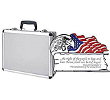 Image of T.Z. Case 2nd Amendment 4-8 Pistol Promo Case 18x13x6in, Silver TZ0301SD2