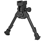 Image of Versa-Pod Model 251 7-9in Heavyweight Picatinny Rail Mounted Prone Bipod w/ Rubber Feet