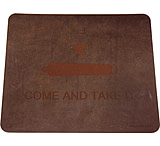 Image of Versacarry Lther Cleaning Mat 13"x11" "come And Take It" Brn