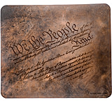 Image of Versacarry Lther Cleaning Mat 13"x11" "we The People" Brown