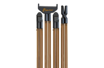 Image of 4 Stable Sticks Ultimate Shooting Sticks, Dark Brown, ULTLEATHER