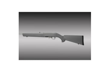 Image of Hogue Hoge Rubber Overmolded Stock with Standard Barrel Channel for Ruger 10-22 Slate Grey 46652D80, HA22202