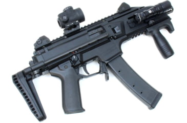 Image of A3 Industries 2-Bolt Mount Modular Telescoping Stock w/No Buttpad, Black, 7.00in, MTS-2B-7.00-BP1