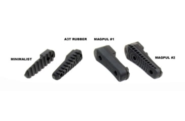 Image of A3 Industries Universal Picatinny Mount - Modular Telescoping Stock w/Rubber Buttpad, Black, 7.00in, MTS-PIC-7.00-BP2