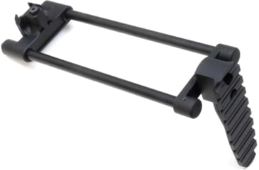 Image of A3 Industries Universal Picatinny Mount - Modular Telescoping Stock w/Rubber Buttpad, Black, 7.00in, MTS-PIC-7.00-BP2