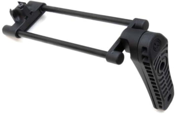 Image of A3 Industries Universal Picatinny Mount - Modular Telescoping Stock w/Rubber Buttpad, Black, 7.00in, MTS-PIC-7.00-BP2