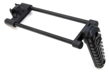 Image of A3 Industries Universal Picatinny Mount - Modular Telescoping Stock w/Rubber Buttpad, Black, 7.00in, MTS-PIC-7.00-BP2