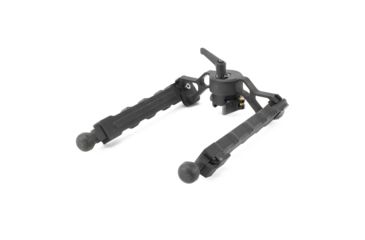 Image of ACCU-TAC F-Class 10in Bipod, Flat Black, Large, FCBQD-0100