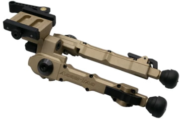 Image of ACCU-TAC FDE BR-4 G2 Bipod, Arca, Tan, Small, TBRASQD-G204
