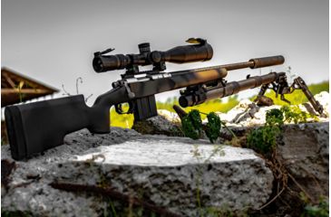 Image of Accuracy Solutions BipodeXt ARC III Picatinny Telescoping Bipod, Black, AS-90030