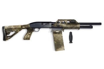 Image of Adaptive Tactical Adjustable Stock w/ 10 Rnd Box Sidewinder Venom Magazine-fed Shotgun System- Maverick 88 12 Gauge, A-TACS, 12ga 10rd Box, AT-00312