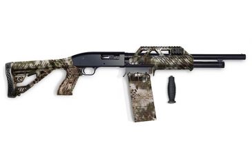 Image of Adaptive Tactical Adjustable Stock w/ 10 Rnd Box Sidewinder Venom Magazine-fed Shotgun System- Maverick 88 12 Gauge, Kryptek HL, 12ga 10rd Box, AT-00345