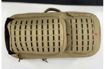 Image of Advance Warrior Solutions Frame 28in AR Pistol/SBR Case w/ Backpack Strap, 600D Poly PVC, Tan/Black, FR28RBP-TN/BL