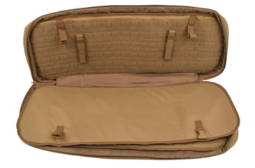 Image of Advance Warrior Solutions Frame 36in Rifle Case w/ Backpack Strap, 600D Poly PVC, Tan/Black, FR36RBP-TN//BL