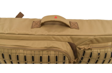 Image of Advance Warrior Solutions Frame 36in Rifle Case w/ Backpack Strap, 600D Poly PVC, Tan/Black, FR36RBP-TN//BL