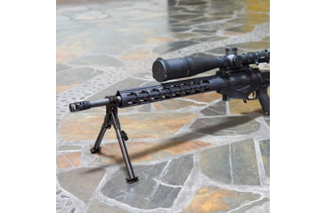 Image of AIM Sports Inc Universal Bipod Aluminum, Black, Medium, BPUNIS
