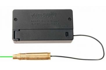 Image of AimSHOT BSB223G Green Laser Bore Sight .223 w/ Battery Box, Brass BSB223G