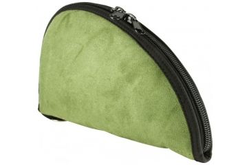 Image of AimSports Faux Suede Pistol Case/Green, Green CG01
